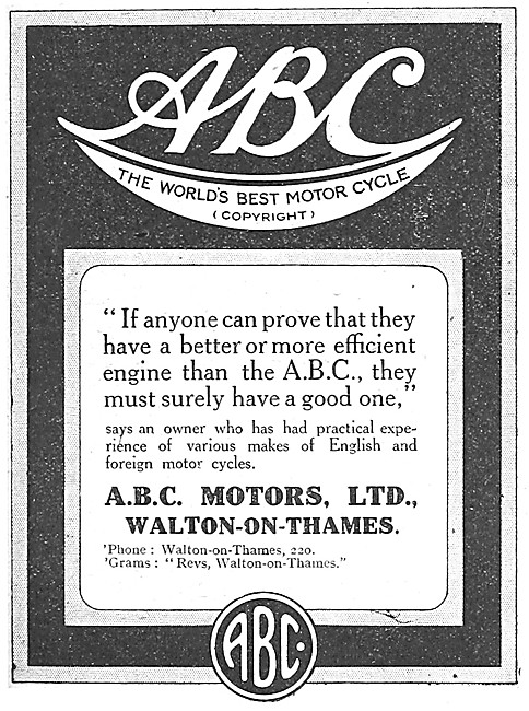 ABC Motor Cycles & Engines                                       