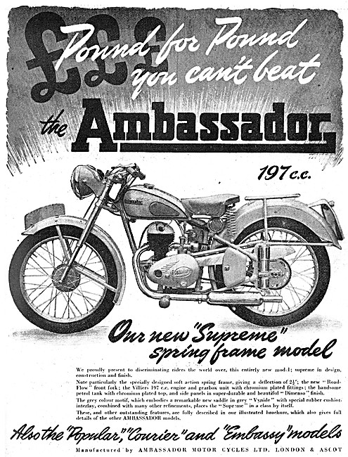 1950 Ambassador 197cc                                            