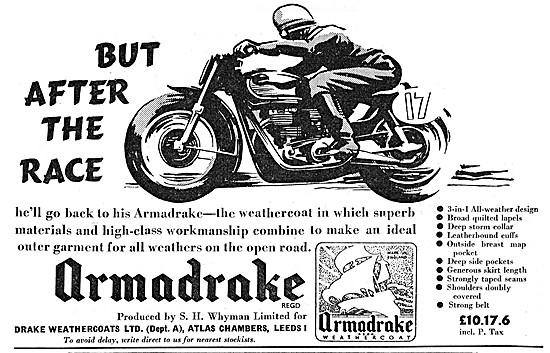 Armadrake  Motor Cycle Clothing                                  