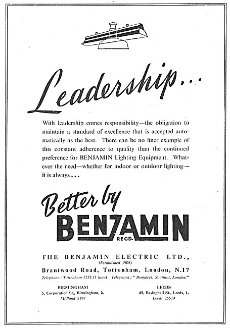 Benjamin Motorcycle Lighting Equipment                           