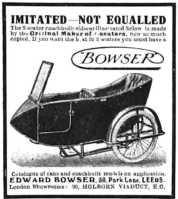 1914 Bowser Sidecar                                              