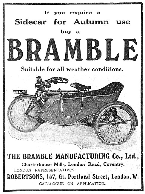 1913 Bramble Sidecars                                            