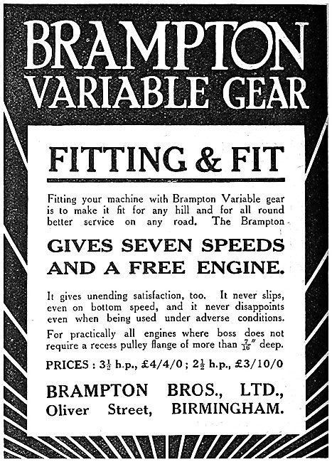 Brampton Variable Motorcycle Gear                                