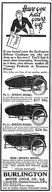 Burlington Sidecars                                              