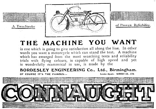 1915 Connaught Two-Stroke Motor Cycles                           