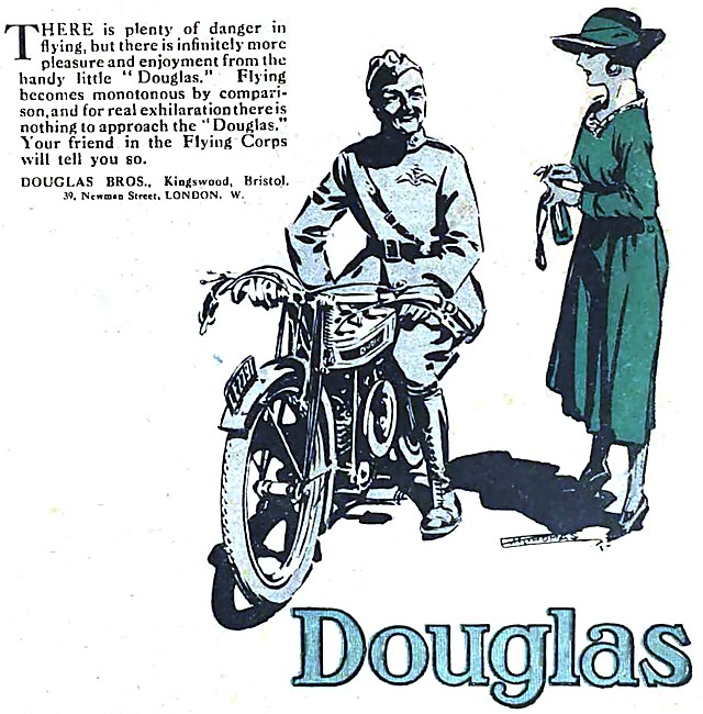 1917 Douglas Motor Cycles                                        