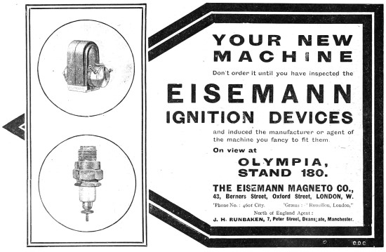 Eisemann Magnetos & Motor Cycle Engine Ignition Devices          