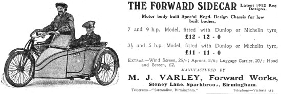 1912 Forward Sidecar                                             