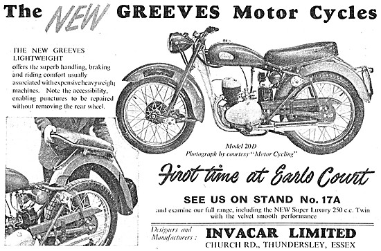 1953 Greeves Model 20 D                                          