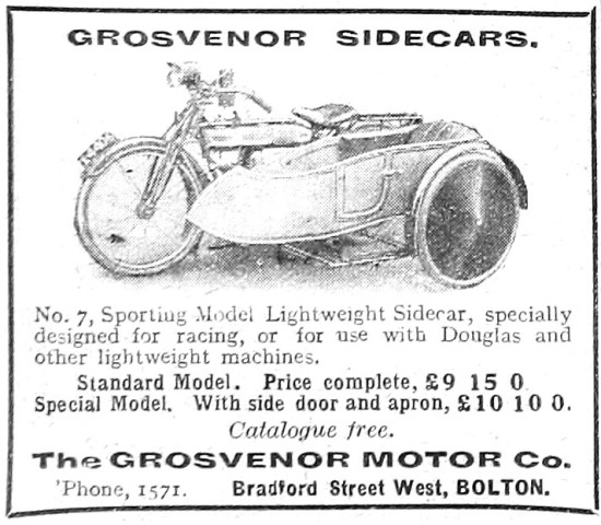 1916 Grosvenor Sidecars                                          