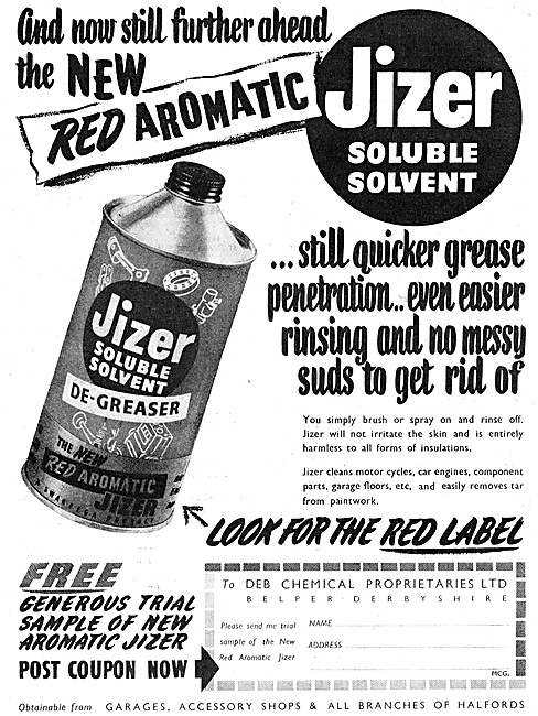 Deb Jizer Soluble Solvent - Jizer Degreasing & Cleaning Fluid    