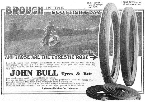 John Bull Motor Cycle Tyres & Belts                              