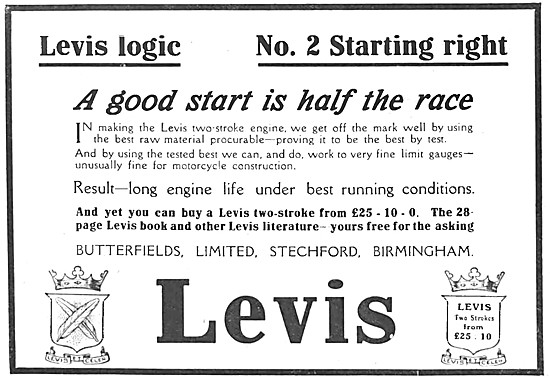1915 Levis Motor Cycles - Levis Motorcycles                      