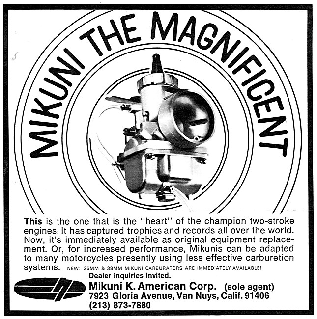 Mikuni Carburetters                                              