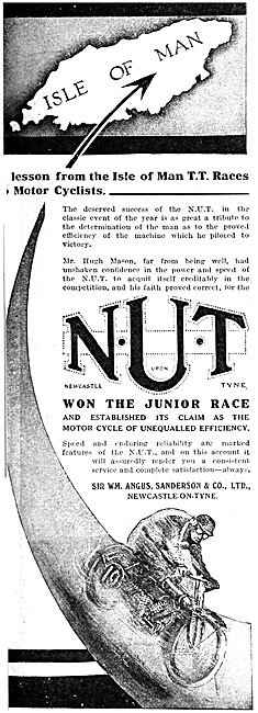 1913 N.U.T.TT Winning Motor Cycles                               