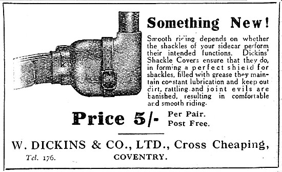 Dickins Sidecar Shackle Covers                                   