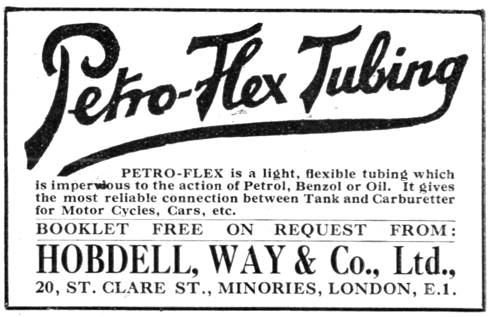 Petro-Flex Flexible Tubing 1930 Advert                           