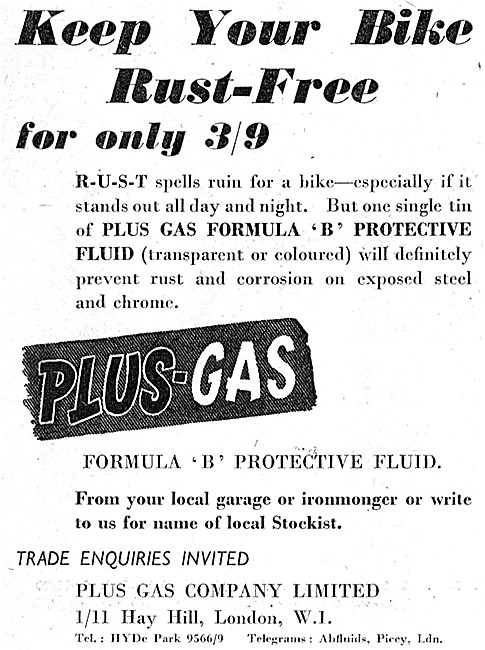 Plus Gas Anti-Corrosion Fluids - Formula B Protective Fluid      