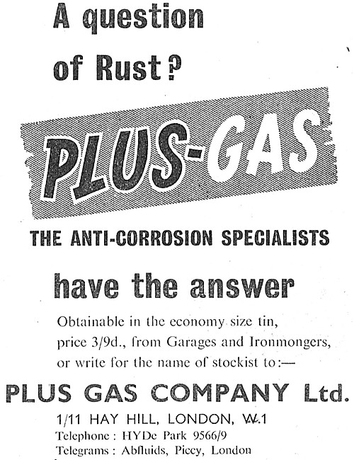 Plus Gas Anti-Corrosion Fluids                                   