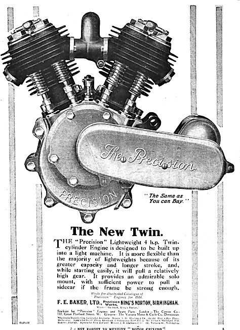 1914 Precision Engines - Precision Motor Cycle Engines           
