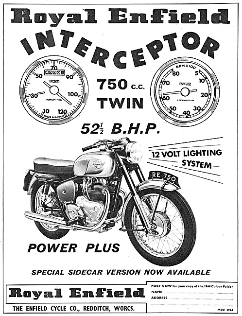 Royal Enfield Interceptor 750 cc Twin                            