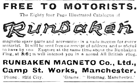 Runbaken Motor Cycle Magnetos & Ignition Products                