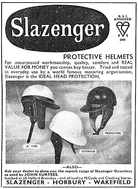 Slazenger Def3ender Motor Cycle Helmet - Slazenger Protector     