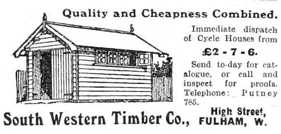 South Western Timber Motor Cycle Garages                         