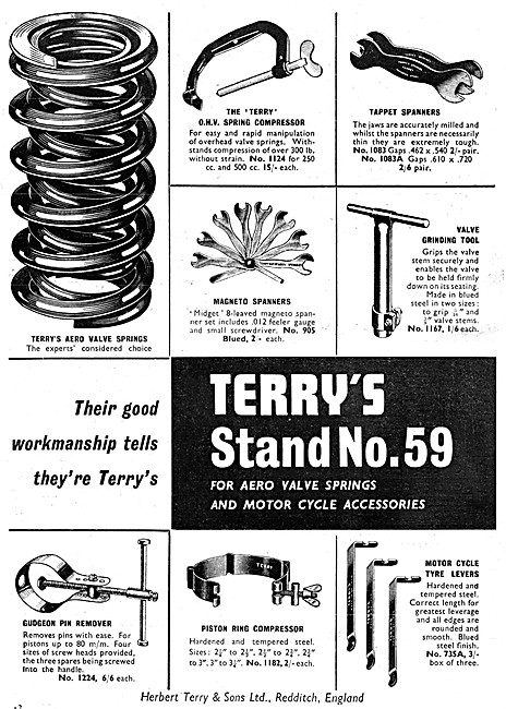 Terrys Valve Springs - Terrys Tool Kits                          