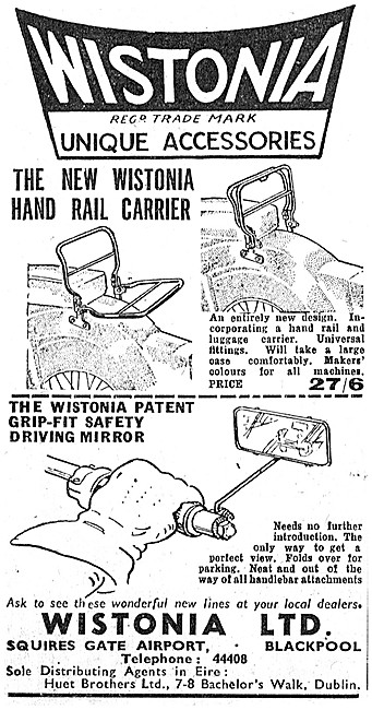 Wistonia Motor Cycle Luggage Carriers & Accessories              