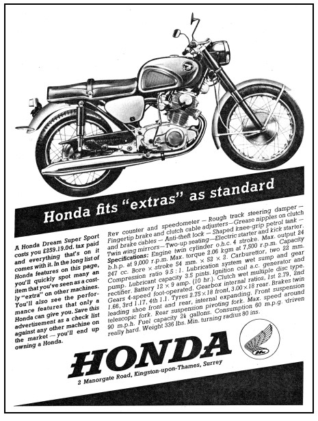 Honda CB72 250cc